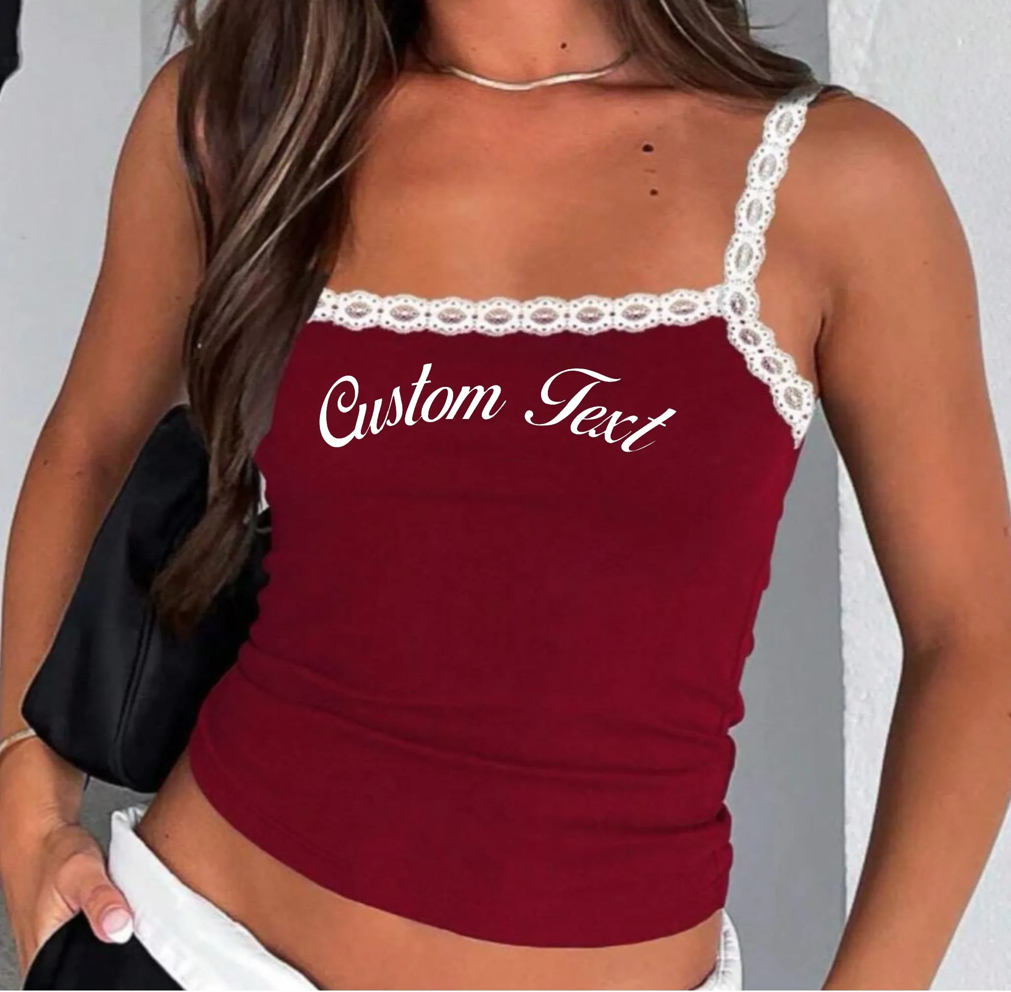 Lace Trim Tank