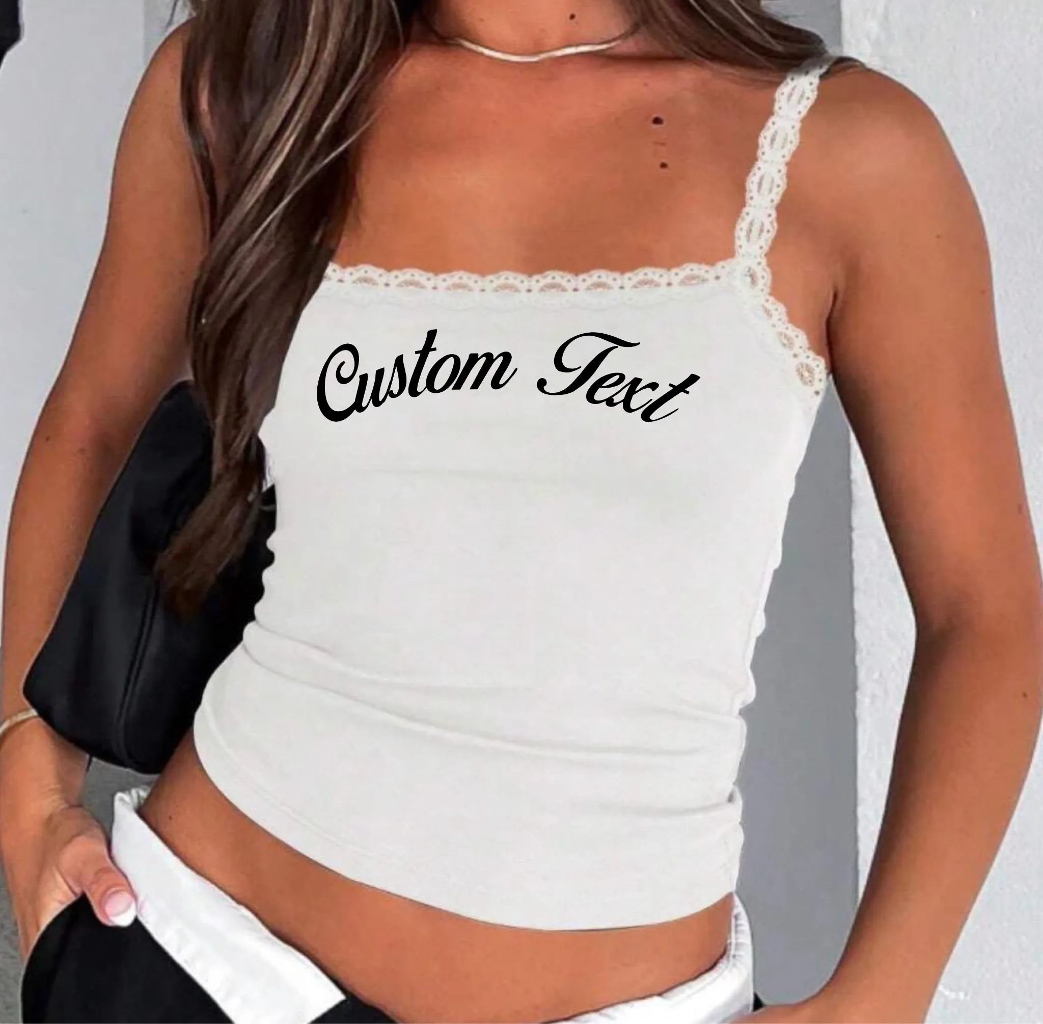 Lace Trim Tank