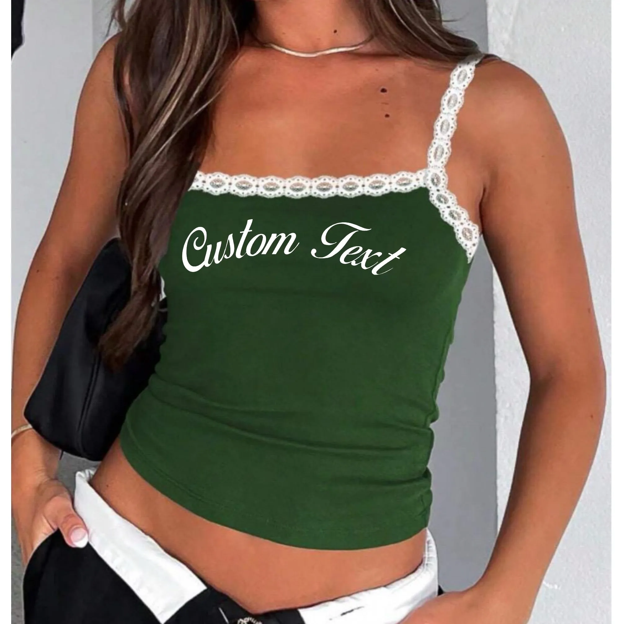 Lace Trim Tank