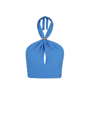 Lily Halter Top - Beach Front