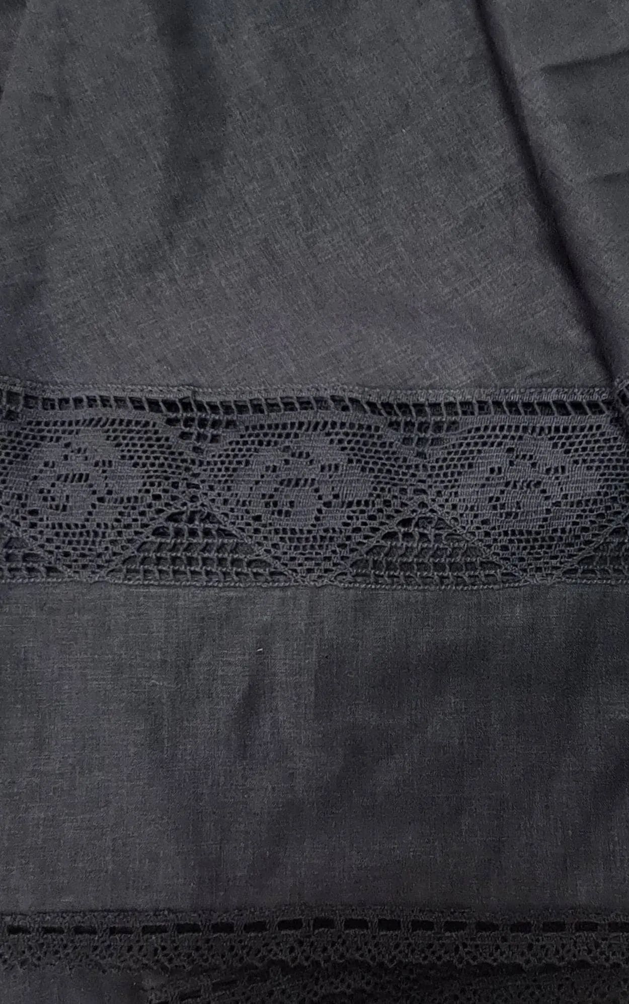 LINEN LACE SKIRT