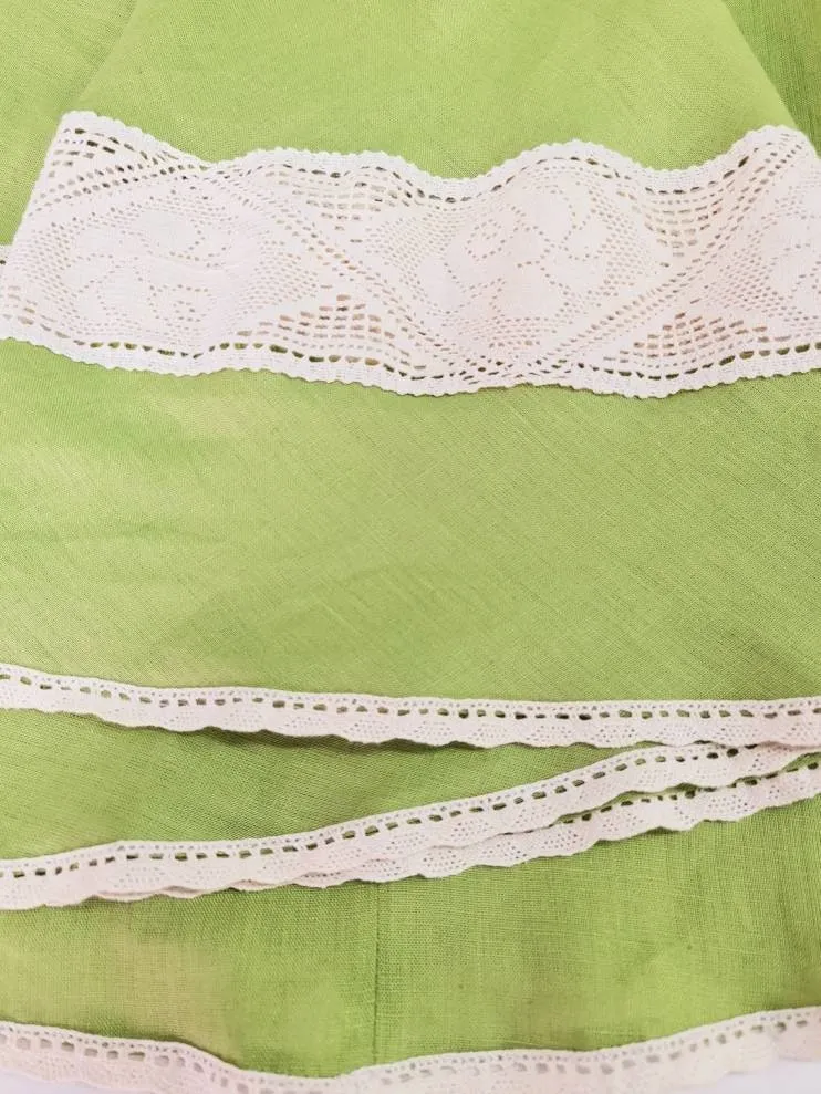 LINEN LACE SKIRT