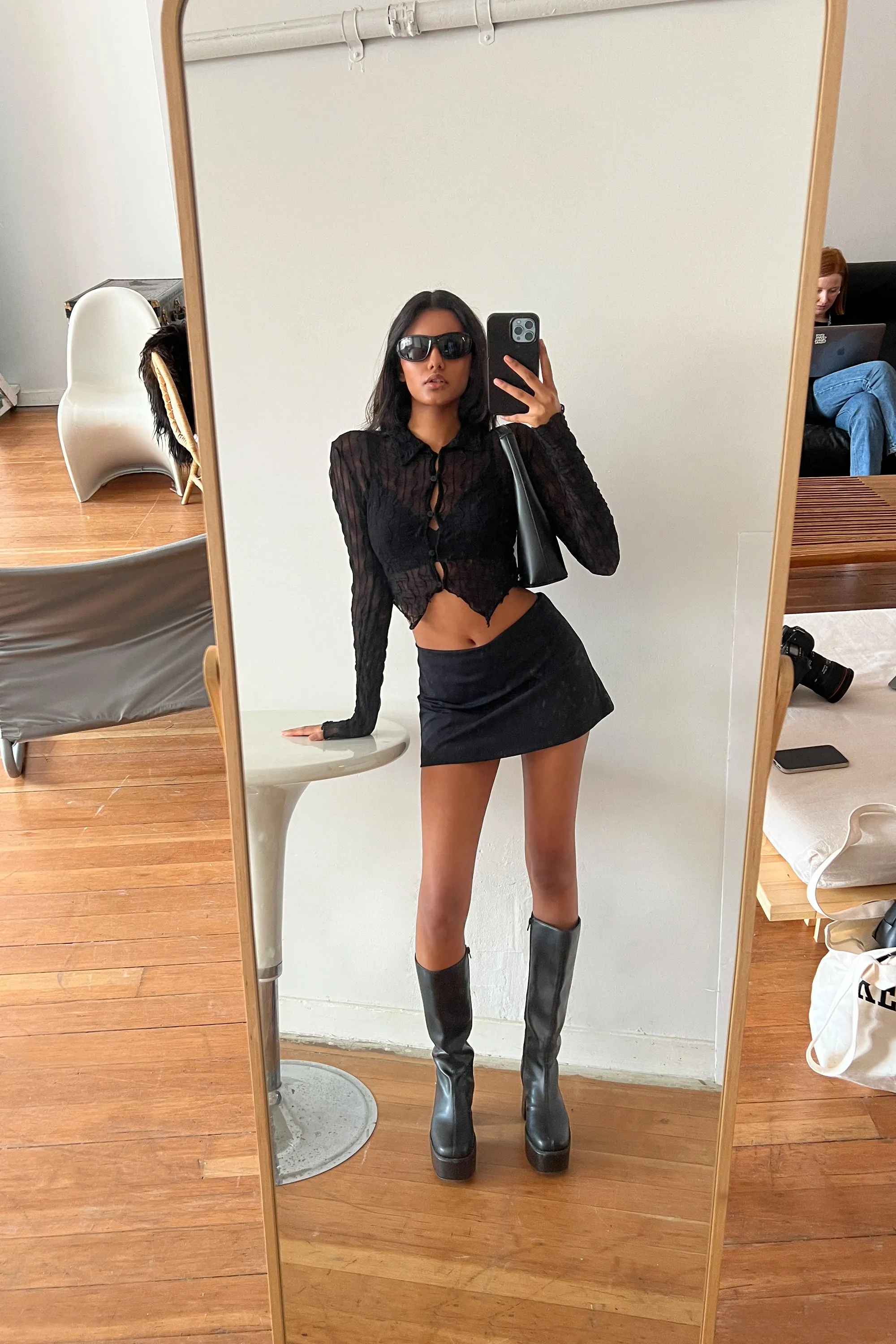 LOW-RISE WAIST MICRO SKORT