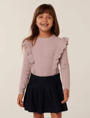Mabel Girls Denim Skort