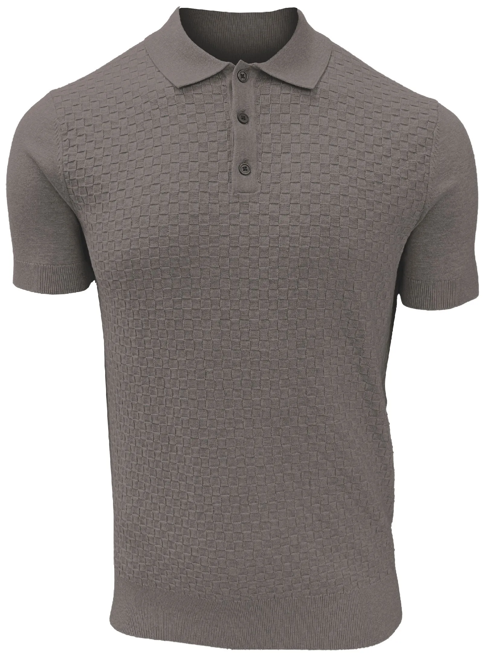 MARC | Polo Buttoned With Front Texture||MARC | Polo À Boutons Avec Texture Sur Le Devant