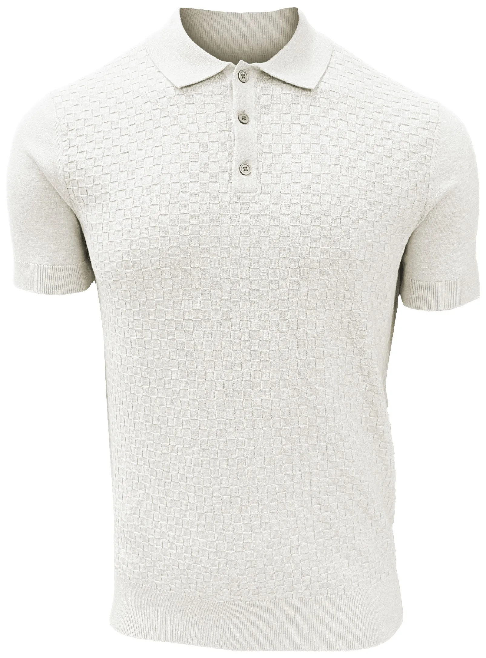 MARC | Polo Buttoned With Front Texture||MARC | Polo À Boutons Avec Texture Sur Le Devant