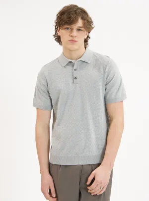 MARC | Polo Buttoned With Front Texture||MARC | Polo À Boutons Avec Texture Sur Le Devant