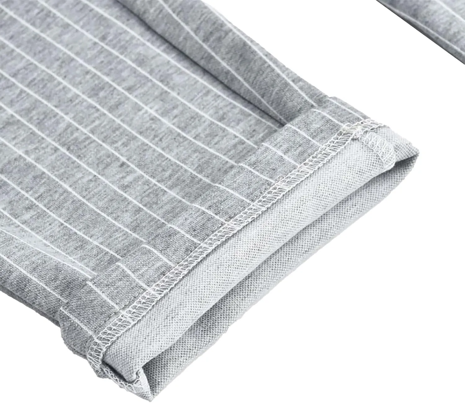 Mens Fashion Casual Striped Pants Dress Chino Long Pants Fit Drawstring Cotton Slack Trousers