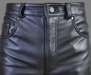 Men's Genuine Leather Trouser Pants