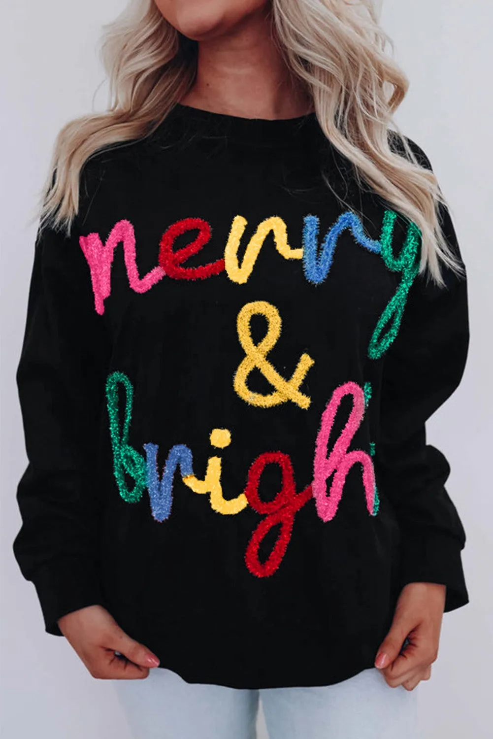 Merry & Bright Tinsel Top