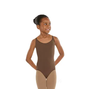 Mocha Euroskins Girls Smooth Camisole Leotard - Select Size