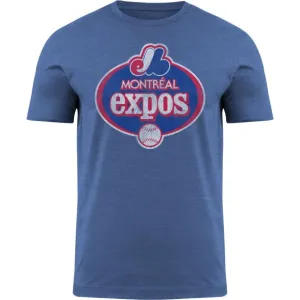 Montreal Expos MLB Bulletin Men's Royal Punchout T-Shirt