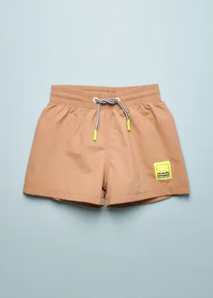 NIKO SOLID SWIMSHORTS - SANDALWOOD