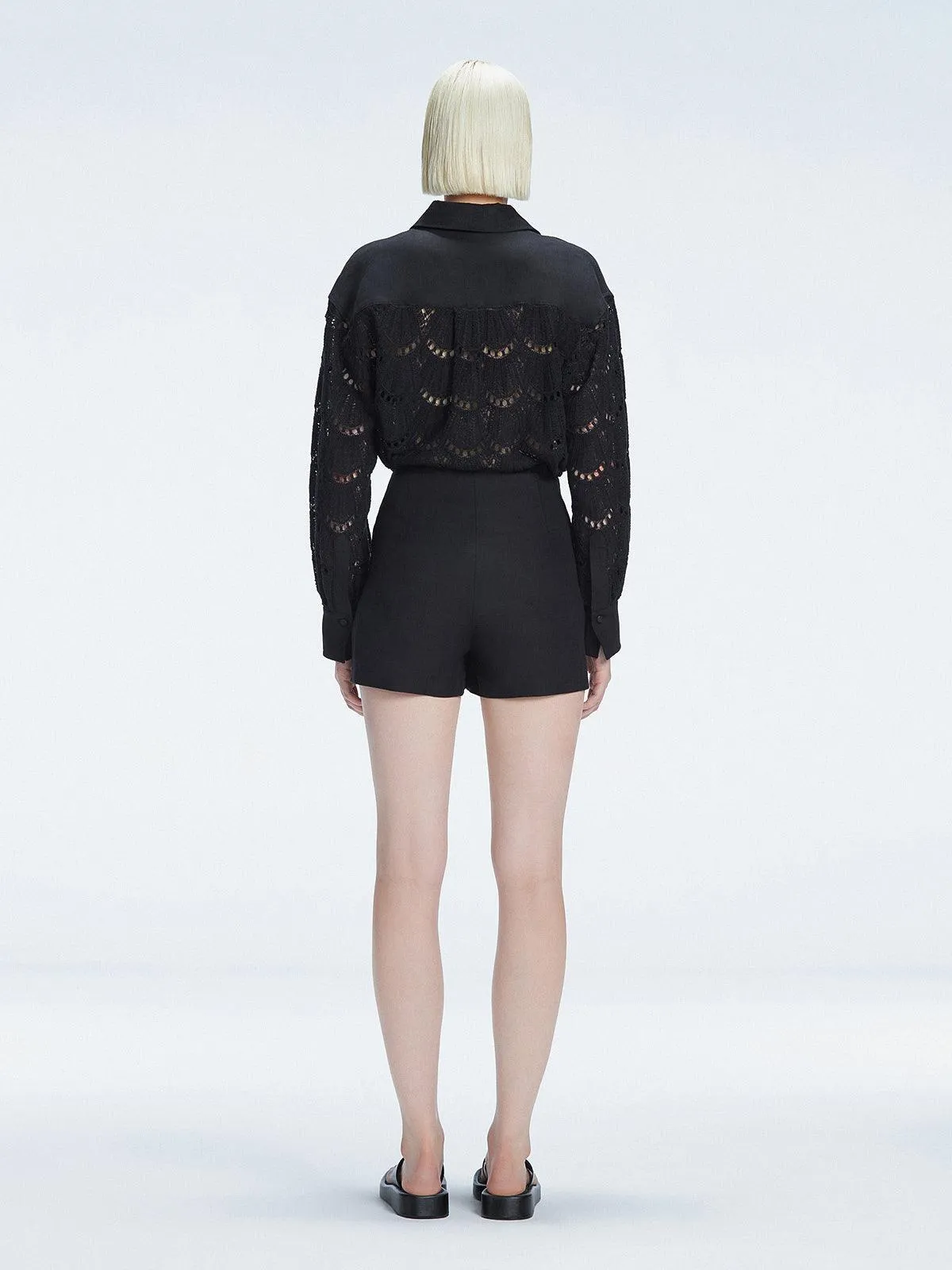 Nola Black Shirt and Elise Skort Set