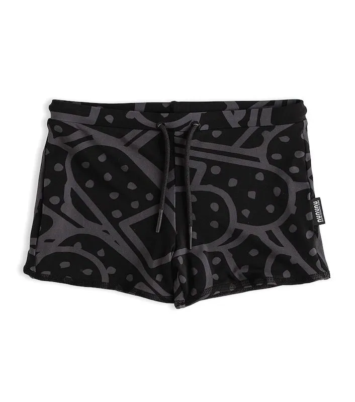 NUNUNU Melting Bandaid Swim Shorts