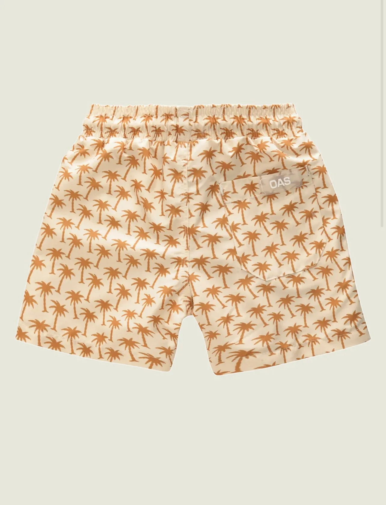 OAS BEIGE PALM swimshorts