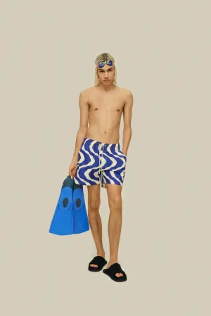 OAS Swim Shorts - Blue Rippling