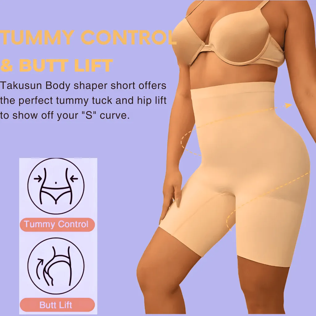 Olsic High Waist Tummy Slim Shorts Pantie Abdoman Control Pants Women Body Shaper Underwear