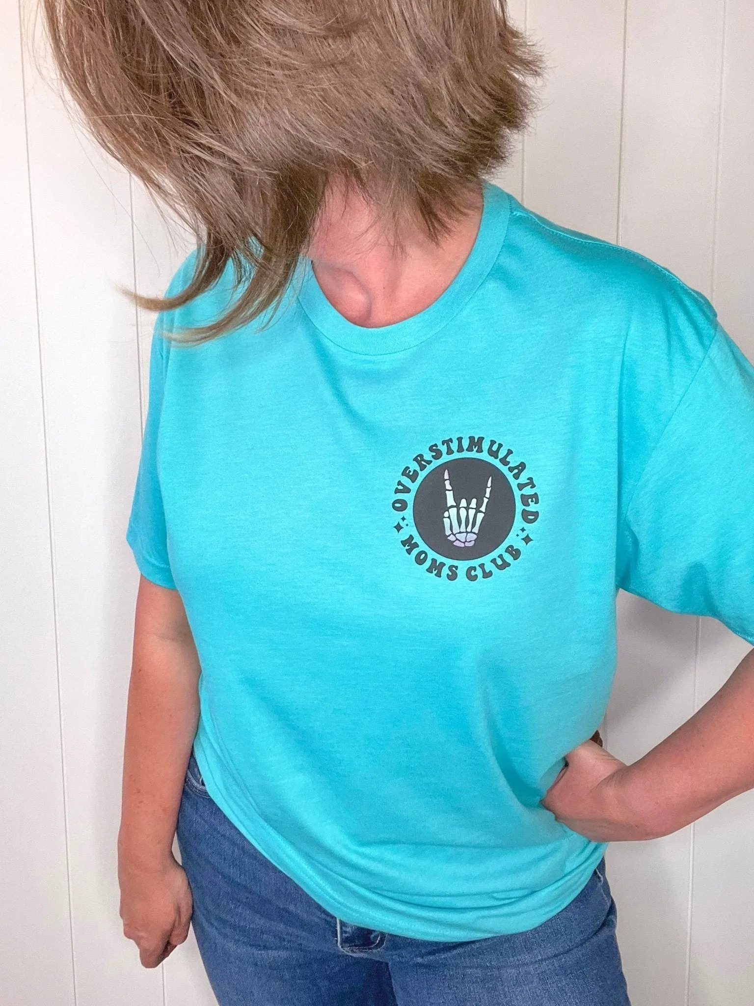 Overstimulated Moms Club Short Sleeve T-Shirt