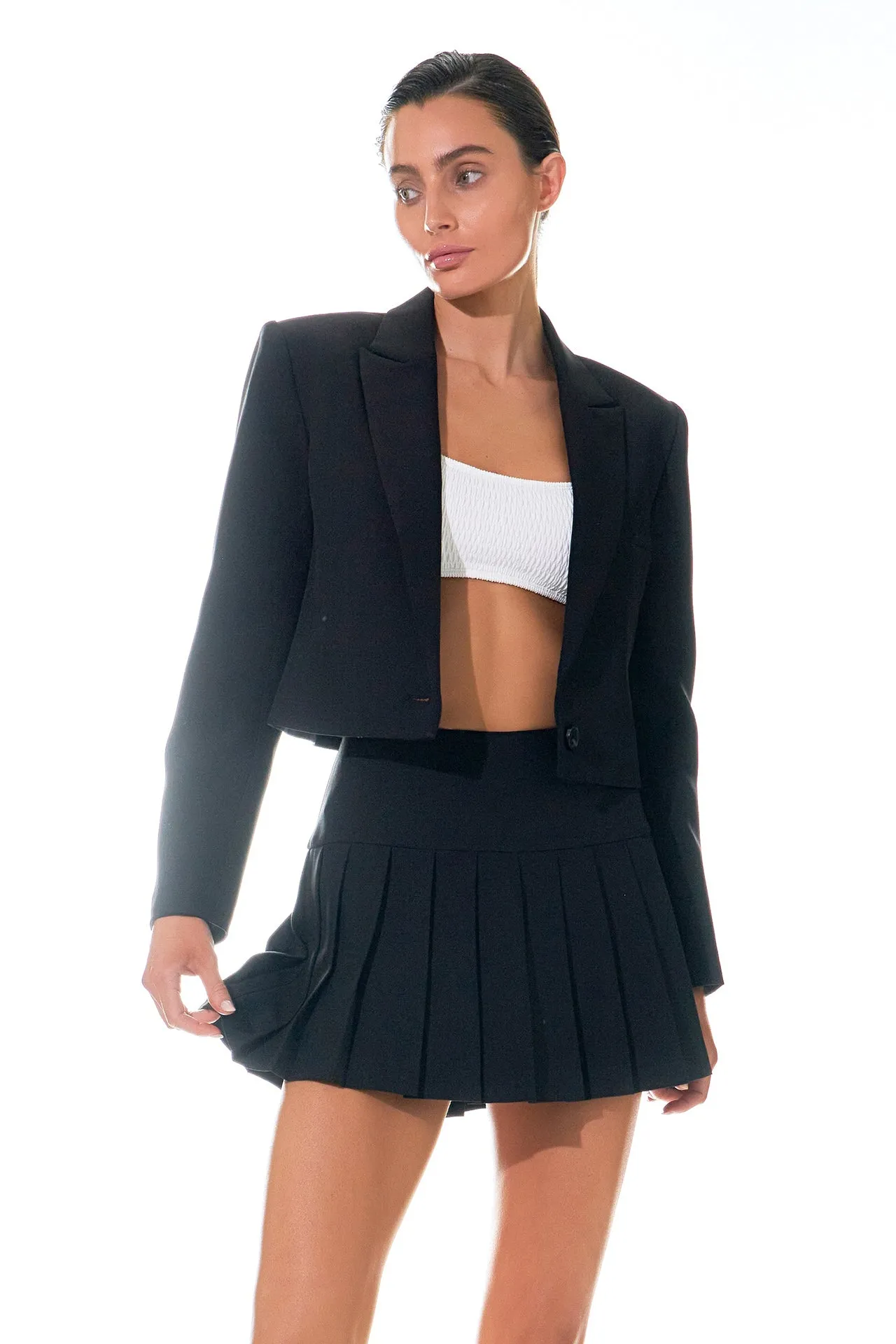 Pleated Mini Skort