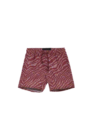POOLBOY Dark Plum Zebra - Swimming Shorts