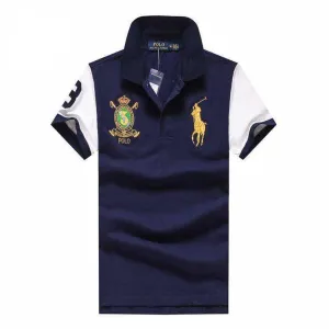 PRL Custom Fit Crown Big Pony 1967 NavyBlue polo Shirt