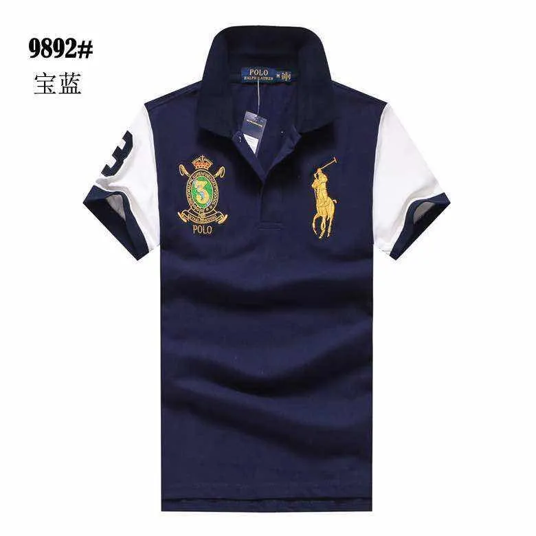 PRL Custom Fit Crown Big Pony 1967 NavyBlue polo Shirt