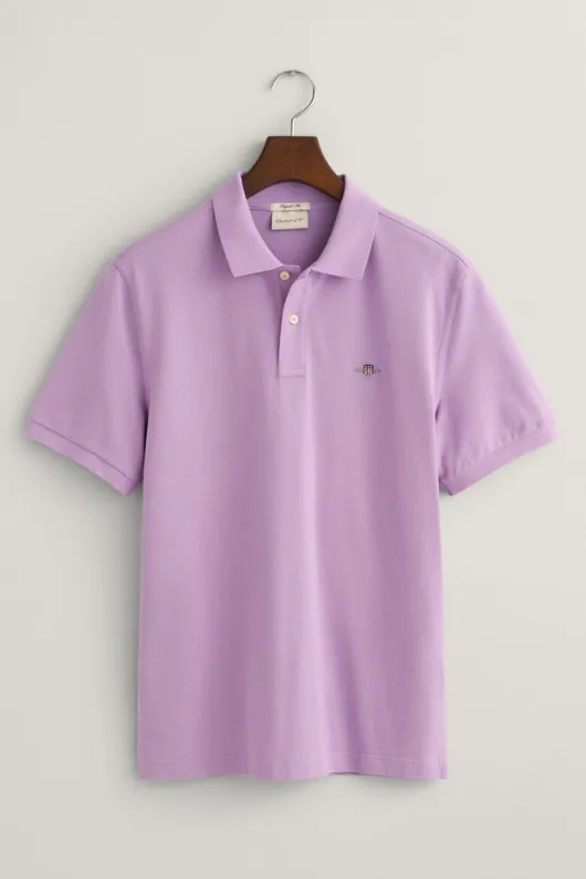 Regular Fit Shield Pique Polo Shirt