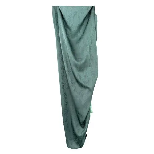 Satin and lace ruched skirt