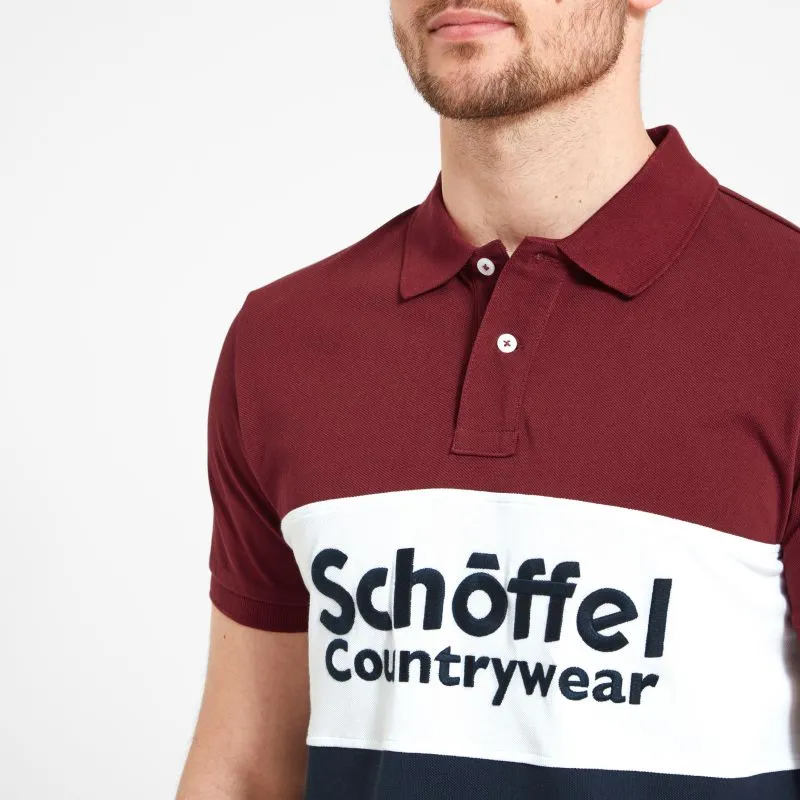 Schoffel Exeter Heritage Polo Shirt - Bordeaux