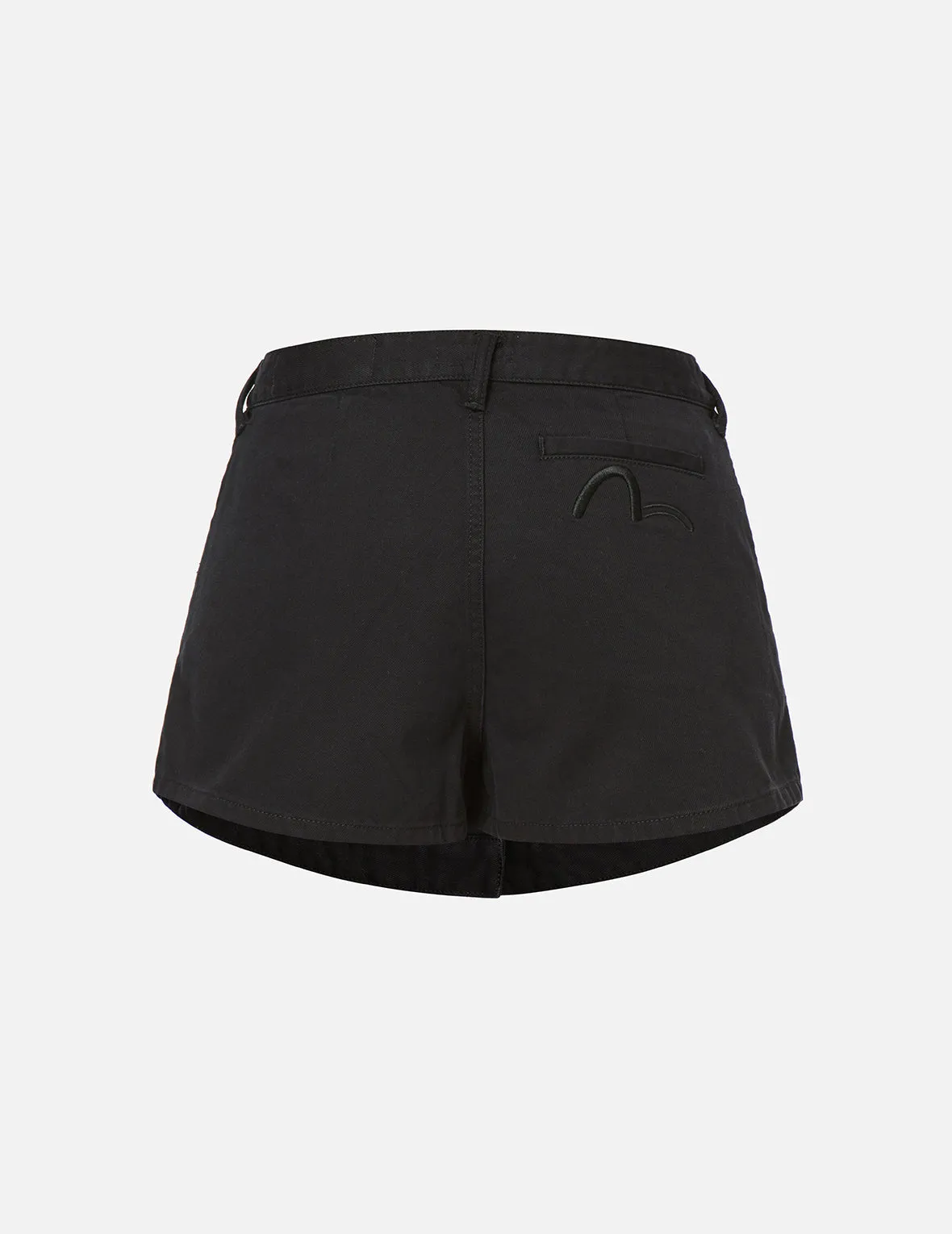 Seagull Embroidery Denim Skort