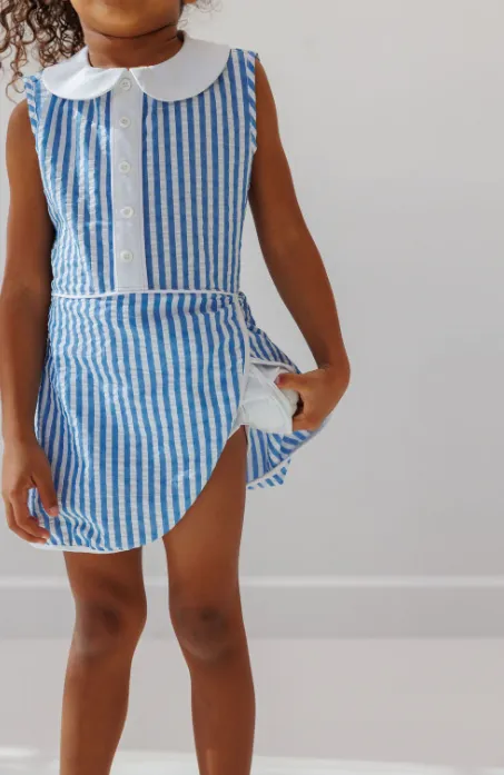 Seersucker Tennis Skort Dress