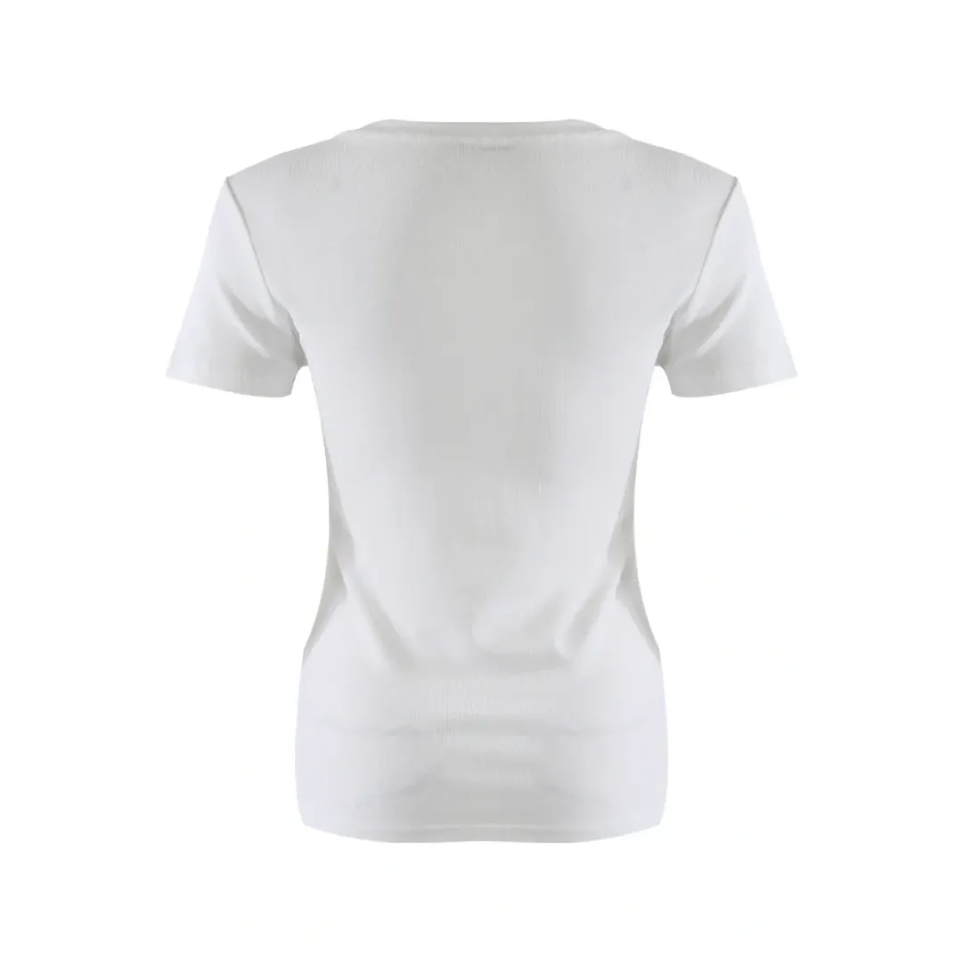 Sequin Lips Motif T'Shirt