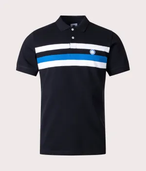 Slim Fit Hollen Chest Stripe Polo Shirt