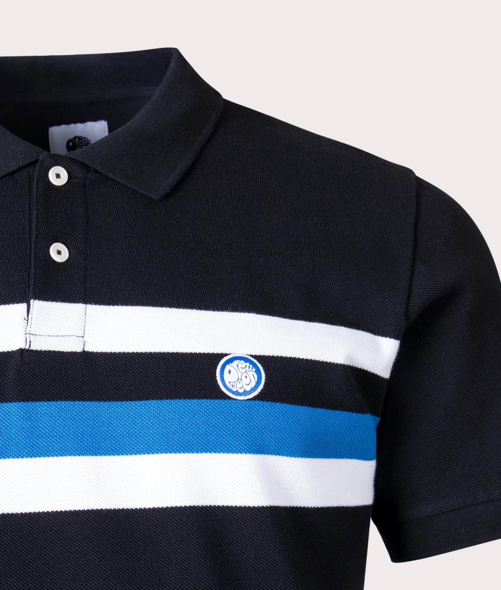 Slim Fit Hollen Chest Stripe Polo Shirt