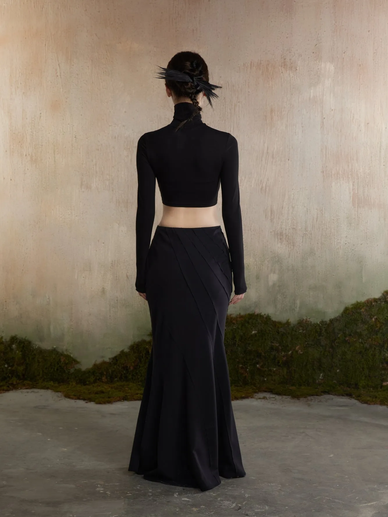 Speckled Long Elegant Mermaid-Skirt