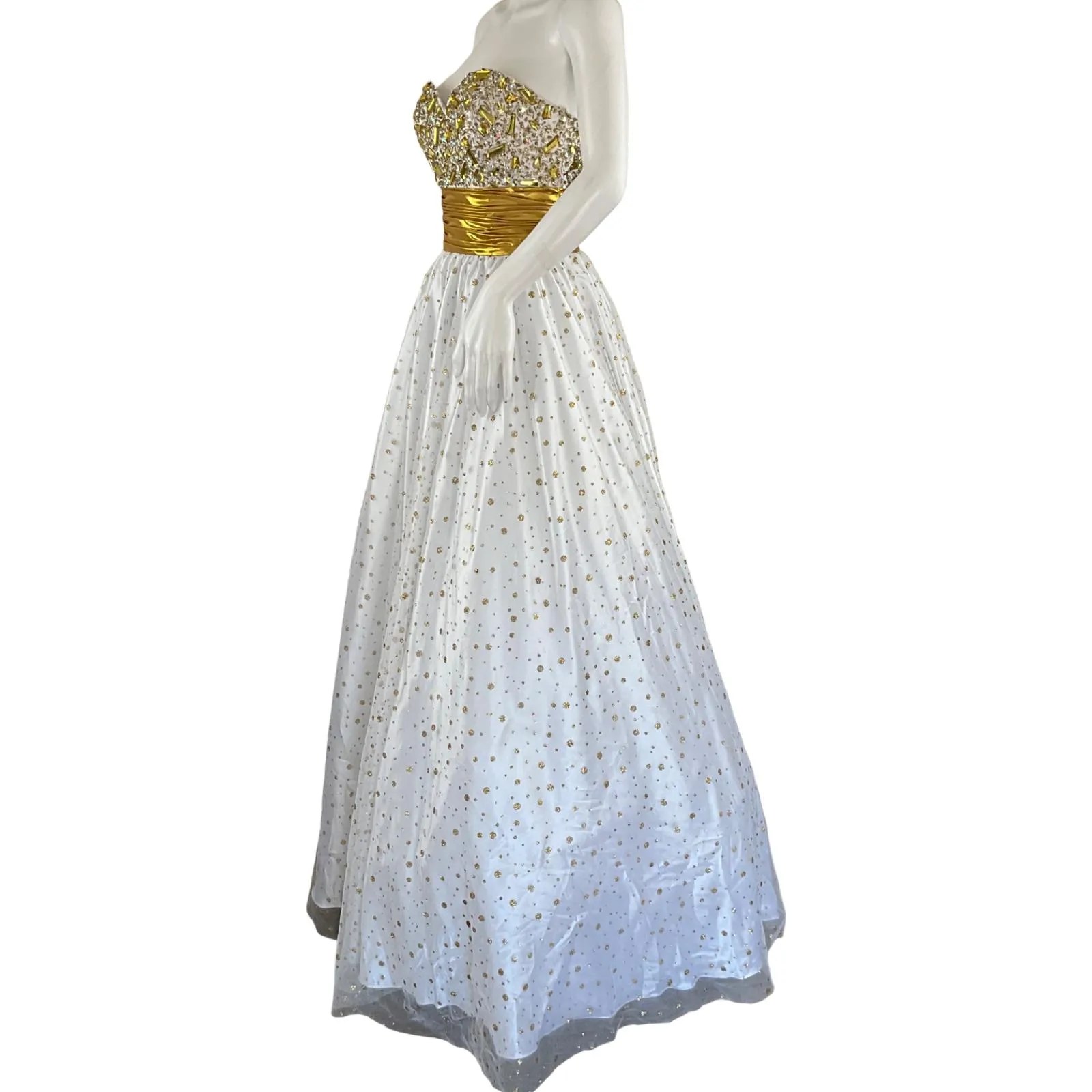 Studio 17 Women’s Strapless Ball Gown Formal Prom Pageant Dress Pre-owned Sz 2