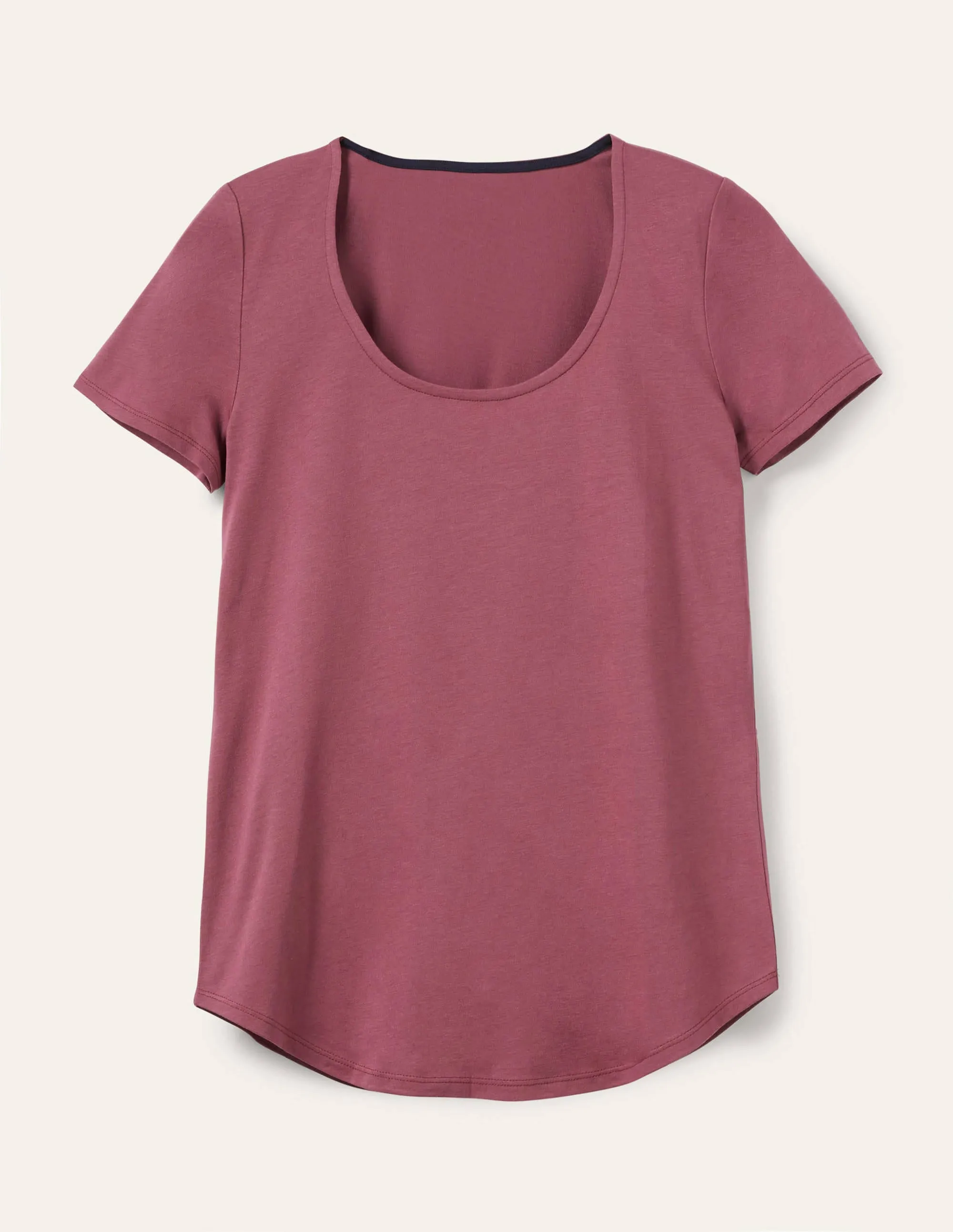 Supersoft Scoop Tee-Figgy Pudding