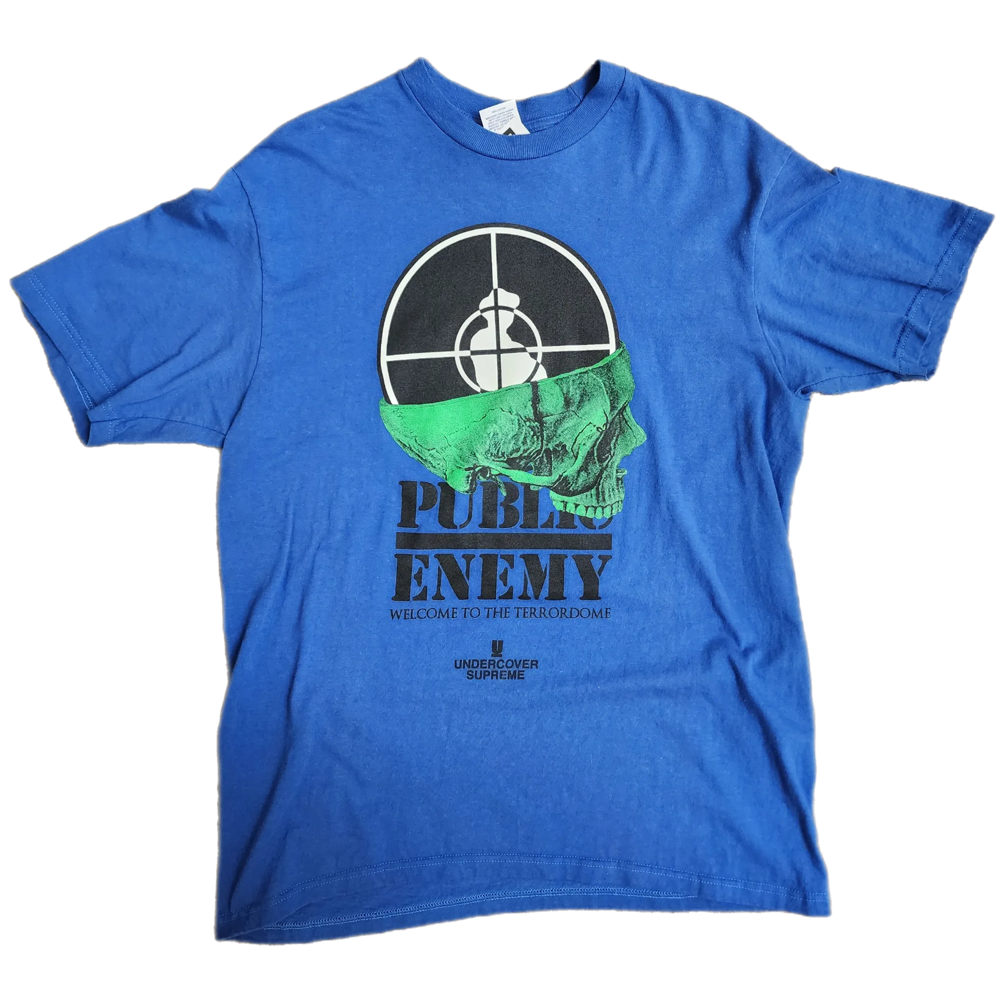 Supreme Undercover Public Enemy Blue Tee - Size Medium