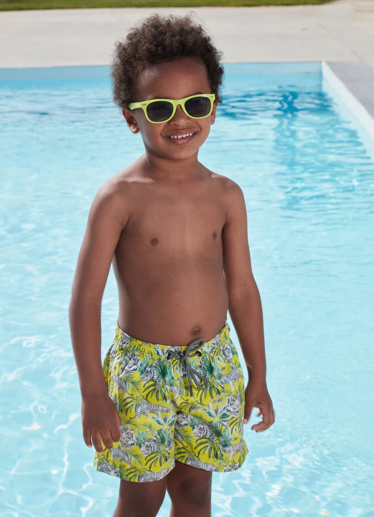Swimshorts Boys Jungle Yellow