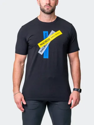Tee Stacked Black