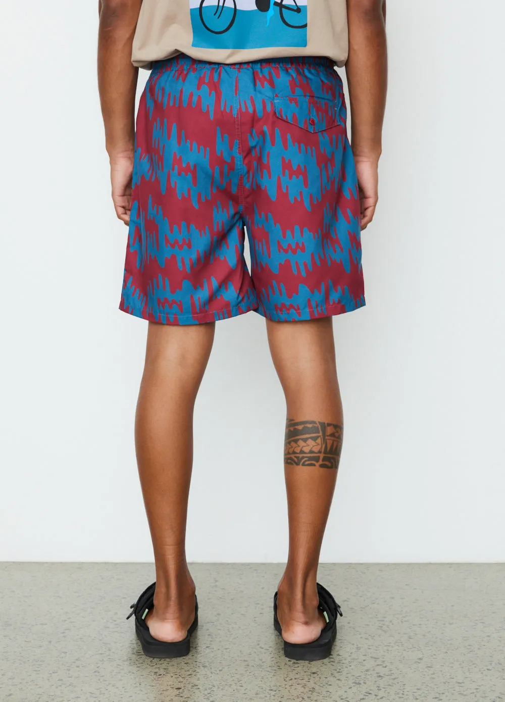 Tremor Pattern Swim Shorts