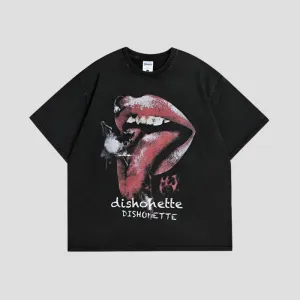 Trendy Top Bold Lip Tee