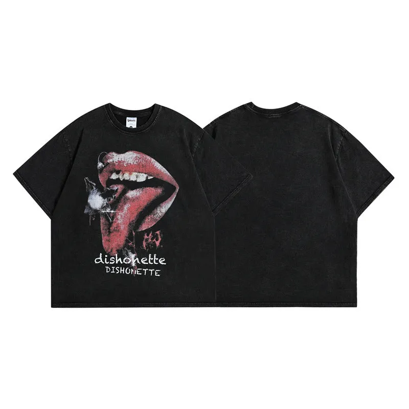 Trendy Top Bold Lip Tee