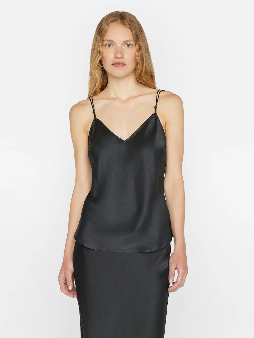 V-Neck Cami Top -- Noir