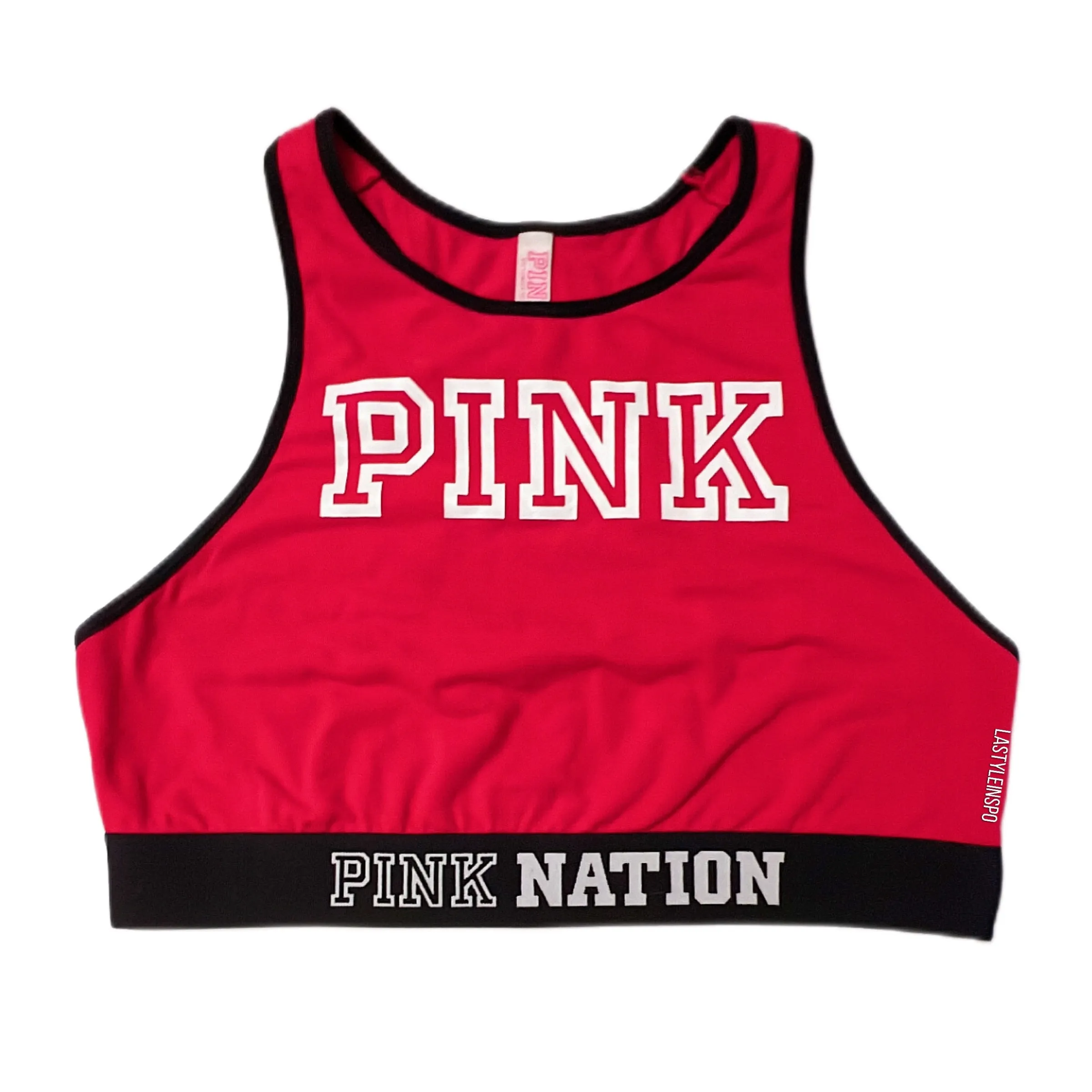 Victorias Secret PINK Crop Top As Seen on Gigi Hadid in Red Size Medium