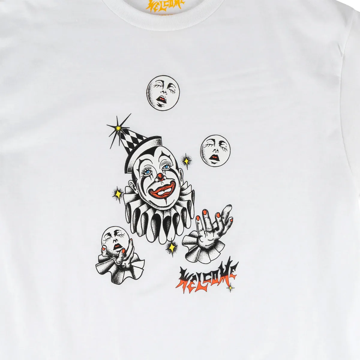 Welcome - Juggler Tee White
