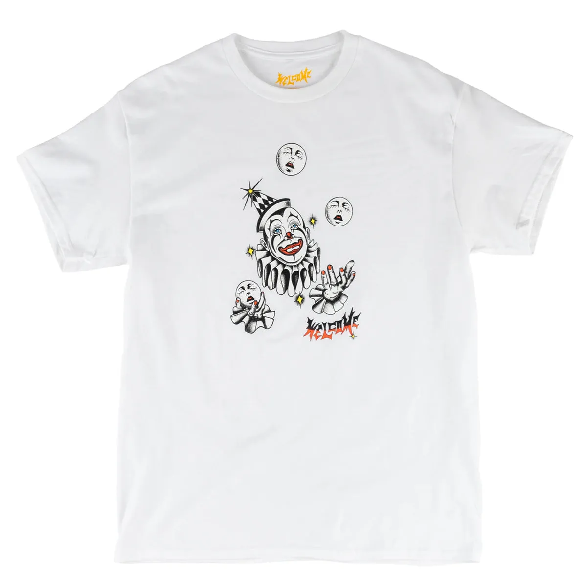 Welcome - Juggler Tee White