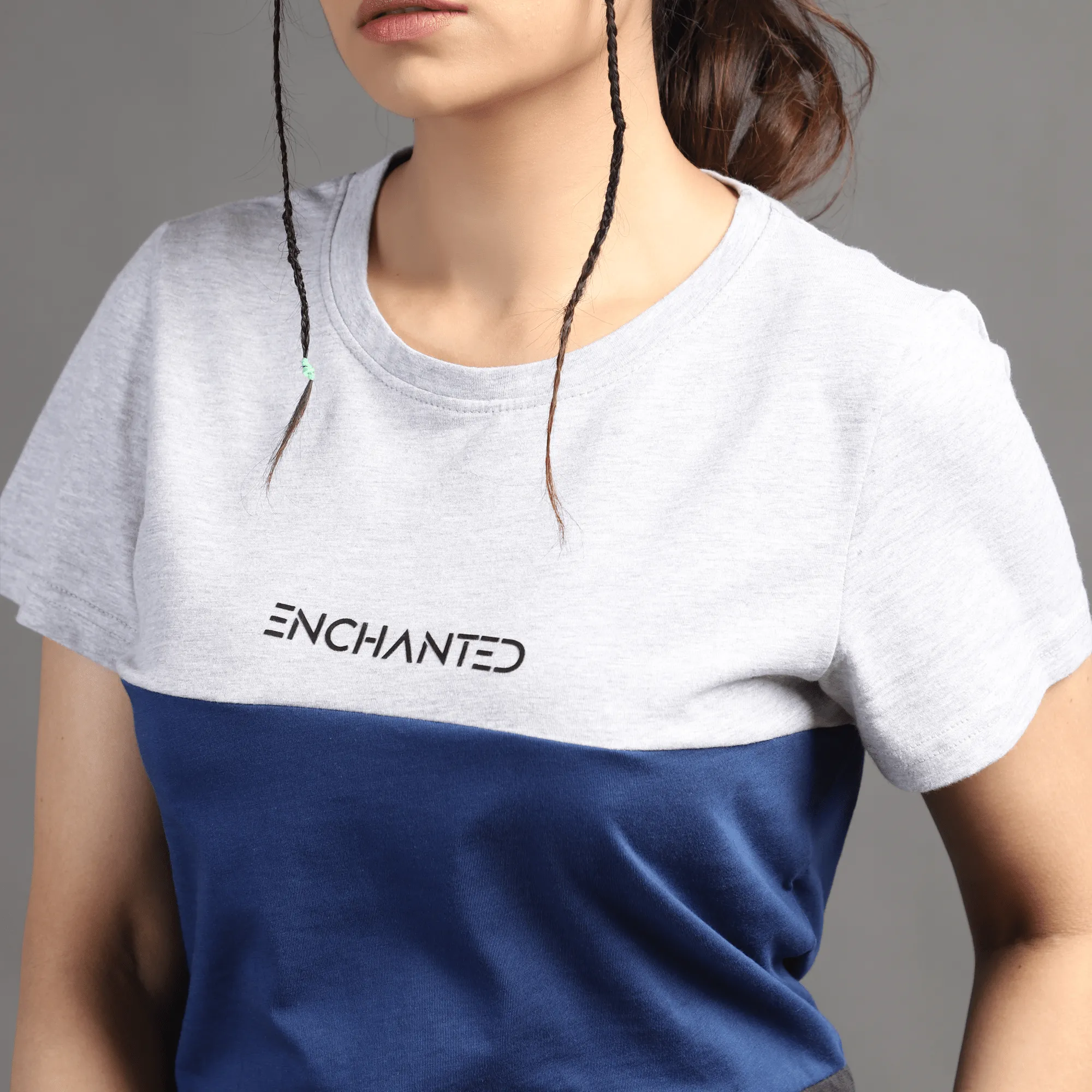 WOMEN'S ENCHANTED THREE PANELED TEE SHIRT