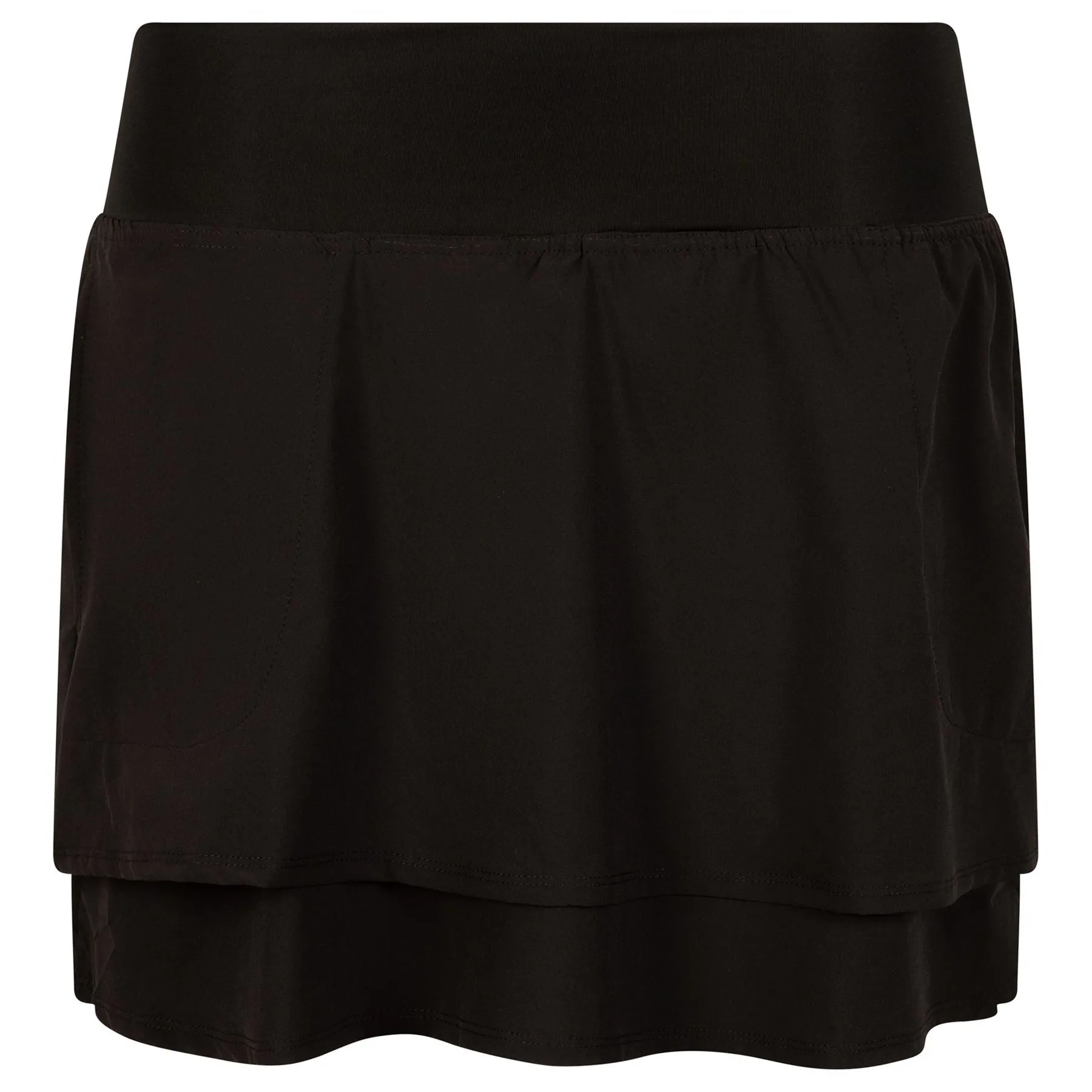 Womens Lightweight Woven Skort Black - 2025